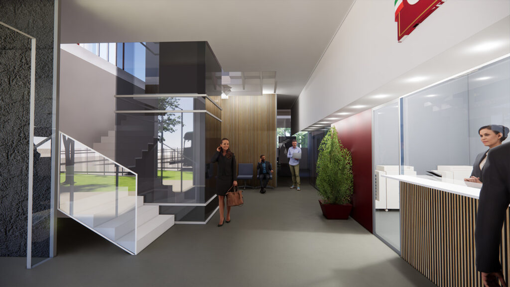 CLAI-Palazzina-uffici-Faenza-interno--Portfolio-progetti-Tecnicamista-Faenza