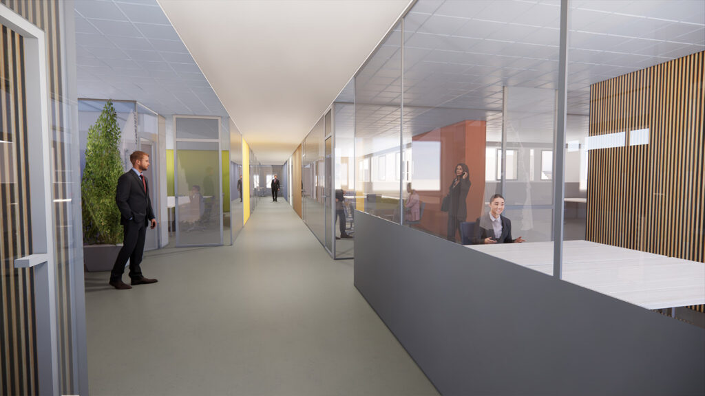 CLAI-Palazzina-uffici-Faenza-interno--Portfolio-progetti-Tecnicamista-Faenza
